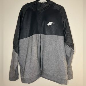 Nike Men’s Zip up jacket XXL Black & Grey